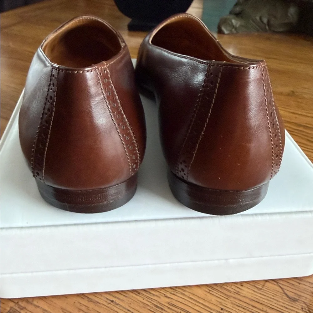 🔥RalphLaurenCollection PurpleLabelAllLeather ClassicTimelessEUCMadeInItaly7.5B - Picture 4 of 8